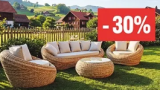 30% sur divers meubles de jardin chez Jumbo, par exemple Keter Coffre de rangement Samoa Rattan 270L