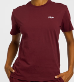 T-shirt FILA Ostritz pour femme en rouge et vert en promotion chez Ochsner Sport