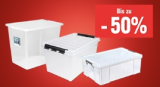 Jusqu’à 50 % de réduction sur les boîtes de rangement chez Jumbo, diverses boîtes Rotho et bien plus encore.