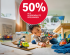 Une sélection de jouets avec jusqu’à 50% de réduction chez Coop City, p. ex. le bateau de sauvetage LEGO City (60504)