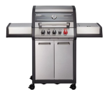Barbecue à gaz à 3 brûleurs Enders Monroe Pro 3 SIK avec une puissance totale de 17,6 kW en promotion chez DayDeal