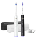 2x brosses à dents électriques PHILIPS Sonicare 6500 (HX7419/01) en noir et blanc au nouveau meilleur prix