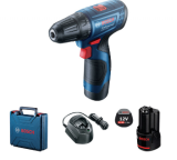 Perceuse-visseuse sans fil Bosch Professional GSR 120-LI Kit (2× batterie 12V, chargeur, mallette, garantie de 5 ans) chez Jumbo