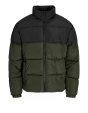 Veste JACK & JONES en vert olive foncé ou gris foncé en promotion chez Manor
