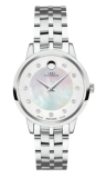 Montre pour femme Movado 1881 30 mm Automatic, verre saphir chez Christ Montres & Bijoux en promotion