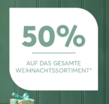 50% de réduction sur tout l’assortiment de Noël chez Livique, diverses bougies, sapins de Noël, etc. (excl. Twinkly)