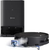 ECOVACS DEEBOT T80 Omni Robot aspirateur avec fonction de lavage (18 000 Pa, avec de l’eau chaude de 40 à 75 ℃) sur Amazon