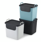 Ensemble de tri sélectif Rotho JIVE 30 L, lot de 3, multicolore, sur DeinDeal