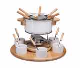Ensemble à fondue en émail Nouvel Larissa, 23 pièces, en promotion chez nettoshop