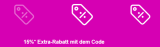 Code de réduction supplémentaire de 15 % chez Lounge by Zalando à partir de 100 CHF, valable jusqu’au 17 juin.