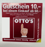 Bon de 10.– chez Otto pour tout achat de 60.– ou plus