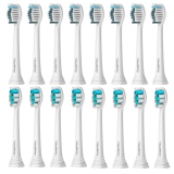 16 Têtes de brosse de rechange compatibles avec Philips Sonicare (8 Whitening Clean et 8 Precision Clean)