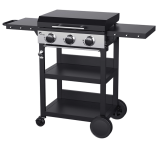 Plancha à gaz OHMEX OHM-PLA-3125TR (3 brûleurs en acier inoxydable, surface de cuisson de 56 × 39 cm) chez Conforama