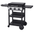 Plancha à gaz OHMEX OHM-PLA-3125TR (3 brûleurs en acier inoxydable, surface de cuisson de 56 × 39 cm) chez Conforama