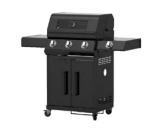 Barbecue à gaz Sunset BBQ ROMA avec 3 brûleurs en acier inoxydable (13,5 kW) chez nettoshop