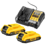 Kit de démarrage DeWalt avec 2 batteries et chargeur rapide 4A (18 V, 2 Ah) chez Jumbo