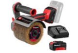 Divers produits Einhell en promotion chez Jumbo, par exemple Einhell ponceuse à brosse sans fil TP-BR 18/32 Li avec batterie Power X-Change 4 Ah
