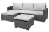 Ensemble de salon Home and More Denver en rotin mélangé (201 × 72 × 68 cm), livraison comprise chez Jumbo