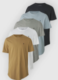T-shirt Jack & Jones PREMIUM JPRBLABRODY TEE CREW NECK 5 PACK chez Lounge by Zalando