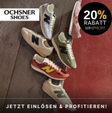 20 % de réduction chez Ochsner Shoes sur toute la gamme, par ex. des baskets Lacoste