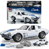 Divers ensembles Mattel Brick Shop de Hot Wheels Speed/Elite chez Amazon, par exemple Corvette Grand Sport (JGR31)