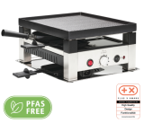 Tischgrill Solis 5 en 1 Table Grill pour 4 (Raclette, Mini-Pizza, -Wok, -Crêpes) avec chaleur inférieure et zone froide