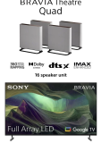 Système audio Sony BRAVIA Theatre Quad 4.0.4 canaux avec Dolby Vision + téléviseur Sony BRAVIA KD-55X85L (4K à 120 Hz) chez MediaMarkt