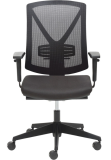 Fauteuil de bureau Mayer FUTURIO II noir en action chez Office World