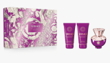 VERSACE Dylan Purple pour Femme Eau de Parfum Spray 50 ml + Gel douche 50 ml + Lait pour le corps 50 ml Coffret cadeau