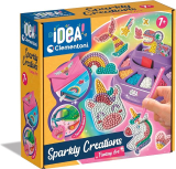 Clementoni Idea – Sparkly Creations : Jeu d’icônes et d’art diamant, jeu créatif pour les enfants de 7 ans et plus