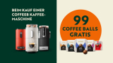 Offre CoffeeB – 99 Coffee Balls gratuits pour l’achat d’une machine CoffeeB