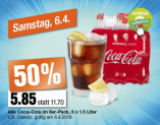 Aujourd’hui (6.4.2019) 50% de réduction sur tous les Coca Cola en pack de 6 (6 x 1,5l) chez Migros et LeShop + jusqu’à 33% de réduction supplémentaire avec la carte de fidélité Cumulus