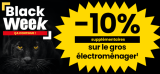Semaine Noire : -10% de réduction supplémentaire sur les appareils électroménagers chez Conforama !