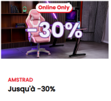 AMSTRAD&nbsp;: Jusqu’à 30&nbsp;% de réduction sur les articles de jeux chez Conforama – Offre en ligne uniquement