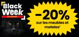 Black Week chez Conforama : -20% sur les meubles et les matelas !