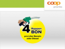 Avec les bons Coop Pronto, économisez 4 centimes/Litre (à vie)