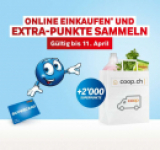 Seulement aujourd’hui chez coop.ch: 2000 super points à partir d’un montant d’achat de 200 CHF (peut être combiné avec un bon de 20 CHF)