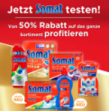 50% de réduction sur l’ensemble de la gamme Somat chez Coop