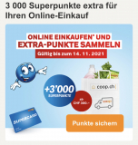 Chez Coop.ch : Collectez 3000 super points à partir d’un montant d’achat de 300 CHF