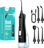 Douche dentaire électrique COSLUS C20 avec 5 embouts et indice de protection IPX7 (F5020E) sur Amazon