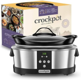 Mijoteuse numérique Crockpot 5,7 l (5-6 personnes), minuterie numérique 20 h, compatible four (SCCPBPP605) à un prix exceptionnellement bas.