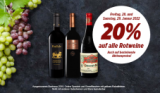 Denner : 20 % de réduction sur les vins rouges (également sur ceux déjà réduits) le 28 janvier et 29 janvier