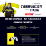 Le jeu vidéo Cyberpunk 2077, chez Google Stadia, y est inclus Chromecast Ultra, manette Stadia