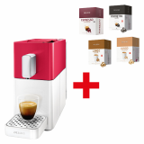 DELIZIO CARINA Heart Red / Shell White et 192 capsules Delizio offertes