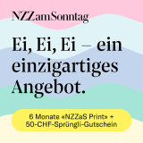 6 mois «NZZaS Print» incluant un bon de Sprüngli d’une valeur de 50 CHF