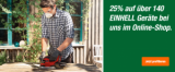 Petite offre collective chez Migros Do It + Garden : Une réduction de 25 % sur une sélection d’appareils Einhell