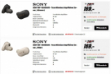Ecouteurs in-Ear Sony WF-1000XM3 chez MediaMarkt pour 169 CHF au lieu de 219 CHF