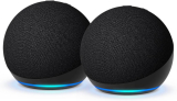 Lot de 2 enceintes connectées Echo Dot (5e génération) avec Alexa pour les membres Prime