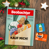 -42 % sur l’abonnement annuel Beobachter Print & Digital + 🎁 vignette gratuite ou bon Migros de 40 CHF