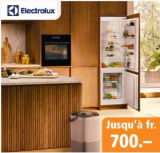 Jusqu’à CHF 700.- de réduction sur une sélection d’appareils électroménagers Electrolux chez Fust